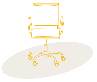 An office chair